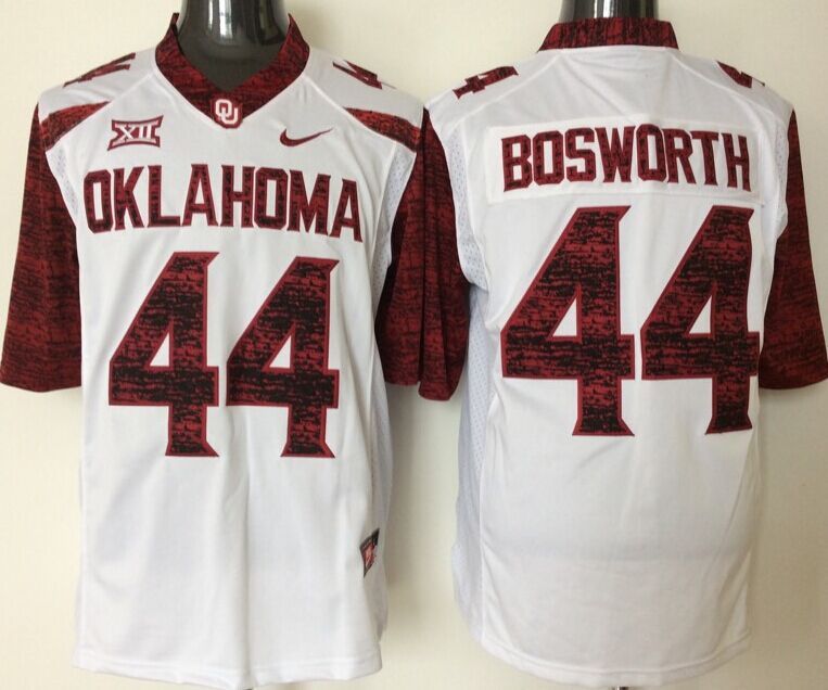 NCAA Youth Oklahoma Sooners White Limited #44 Bosworth jerseys->youth ncaa jersey->Youth Jersey
